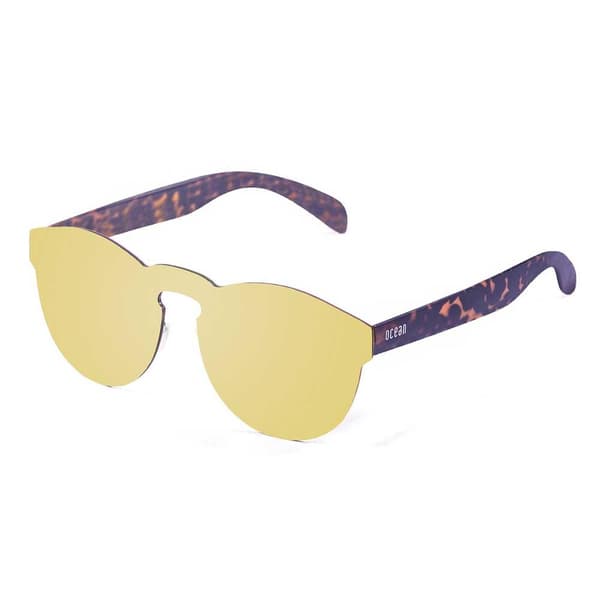 Ocean Sunglasses Solglasögon Ibiza Gul Space Flat Revo Gold/CAT3 Man