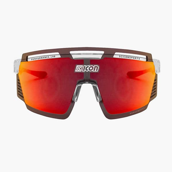 Scicon Solbriller Aerowatt Transparent Clear/CAT0 + Multimirror Red/CAT3