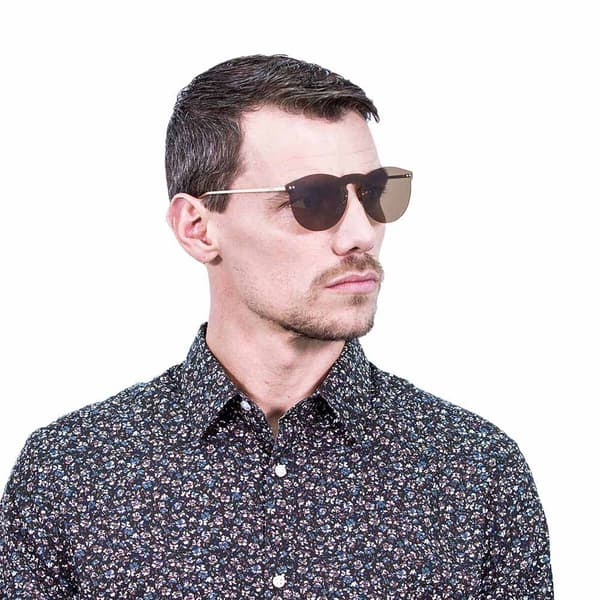 Ocean Sunglasses Solbriller Berlin Brun Metal Gold Temple/CAT3 Mand