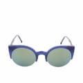 Miniatyrbilde 1 av 2: Solbriller for Begge Kjønn Retrosuperfuture Lucia Deep Blue Ø 51 mm Blå