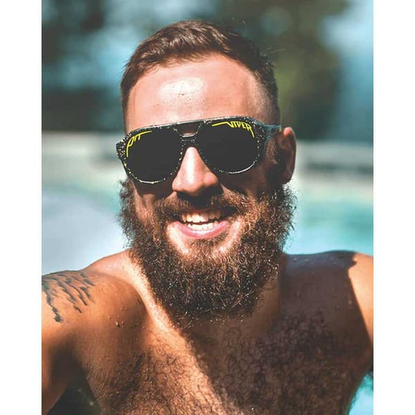 Pit Viper Solglasögon Thes Cosmos Polarized Guld Smoke Polarized z87/CAT3 Man