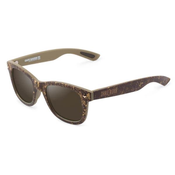 Skull Rider Solbriller Cafe Racer Sort  Mand