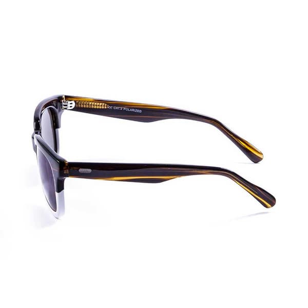 Ocean Sunglasses Polariserade Solglasögon San Clemente Brun,Vit  Man