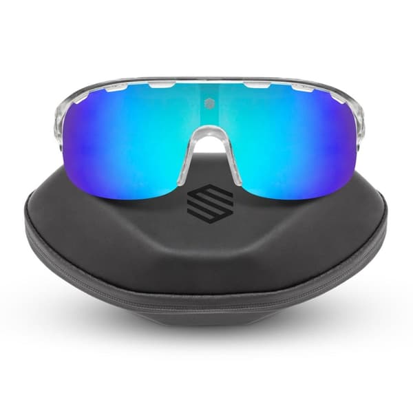 Siroko Solglasögon K3 Quebec Vit Blue Mirror/CAT3
