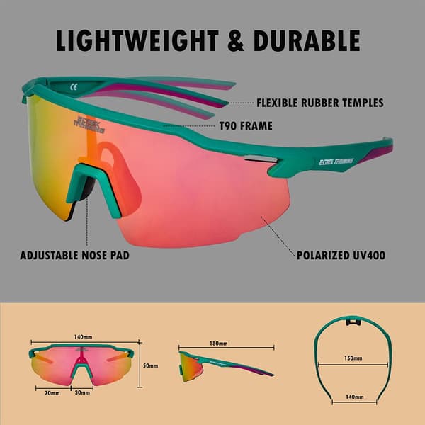 Elitex Training Urheilulasit Polarisoidut Aurinkolasit Vision One Oranssi