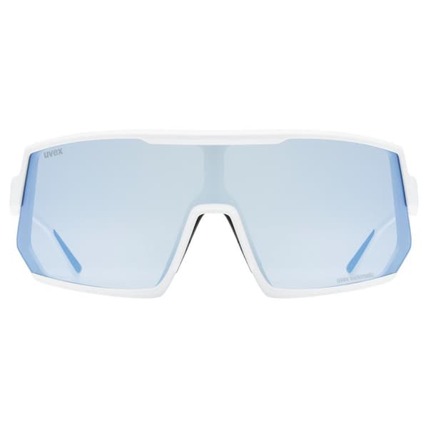 Uvex Solbriller Fotokromatiske Sportstyle 235 Variomatic Hvid Variomatic Litemirror Blue/CAT1-3