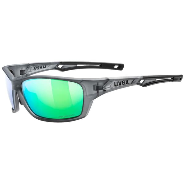 Uvex Spegel Solglasögon Sportstyle 232 Polarvision Grå Mirror Green/CAT3