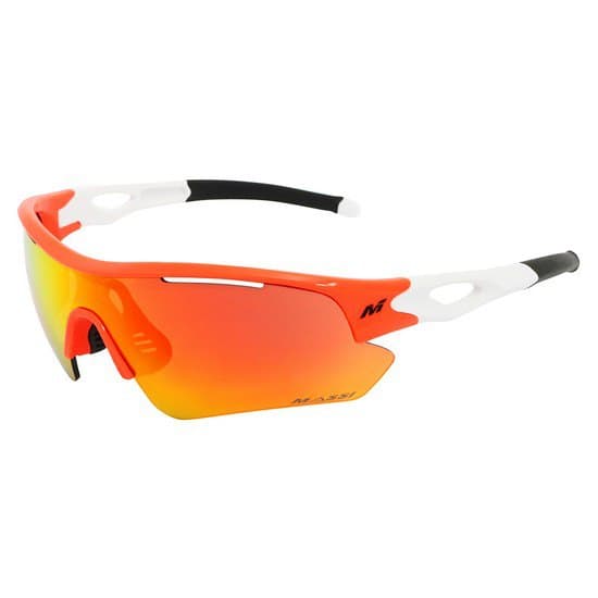 Massi Solbriller Saga Hvid,Orange CAT3