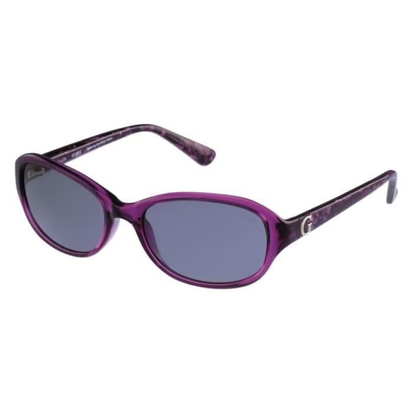 Solglasögon - Guess - GU7356 - Transparent rosa - Marmorerad rosa - Kategori 3 skydd