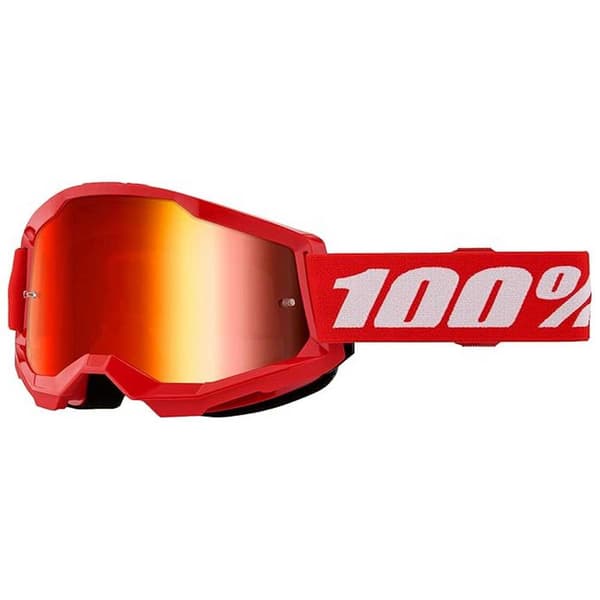 100percent Solbriller Strata 2 Rød Mirror Red Lens/CAT3