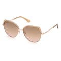 Miniatyrbillede 1 af 8: Guess Solbriller Gu7736 Beige 58 Mand