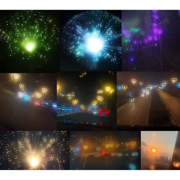 Magiska Hjärtglasögon - MAVURA - 3D-glasögon med Särskild Effekt - Kärleksparty - Halloween Fyrverkerier