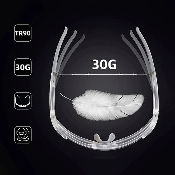 Rockbros photochromic Cykelglasögon UV400 - Vit