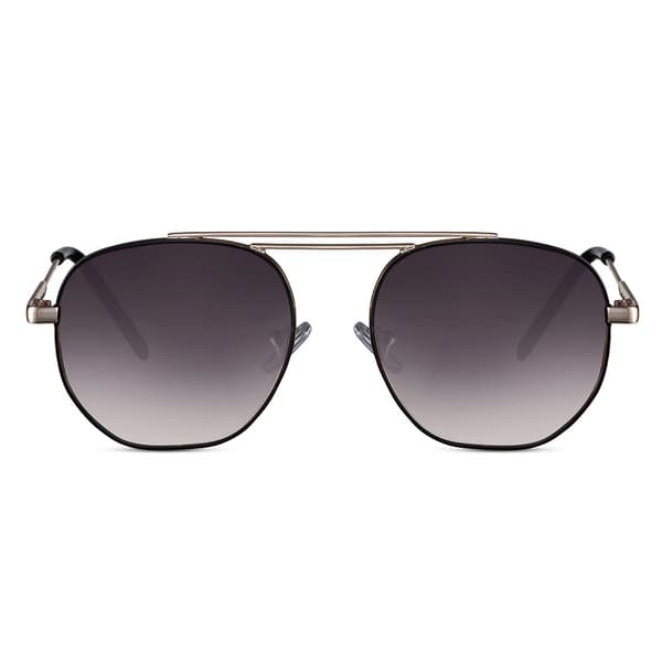 Aviator solbriller - guld med sort linse