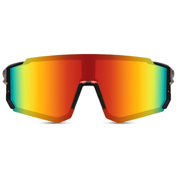 Sporty solbriller med regnbueglas