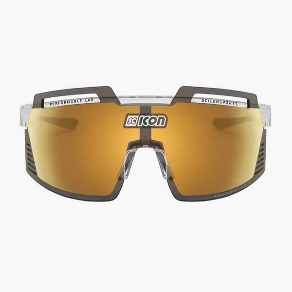 Scicon Solbriller Aerowatt Gylden Clear/CAT0 + Multimirror Bronze/CAT3