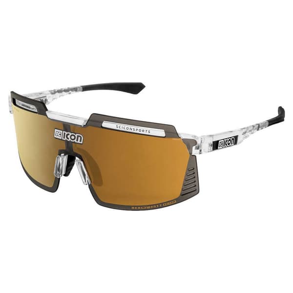 Scicon Solbriller Aerowatt Gylden Clear/CAT0 + Multimirror Bronze/CAT3