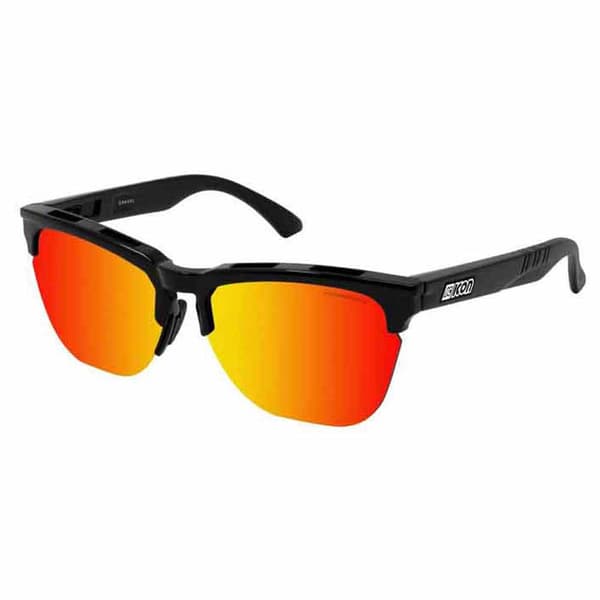 Scicon Solbriller Gravel Sort Multimirror Red/CAT 3