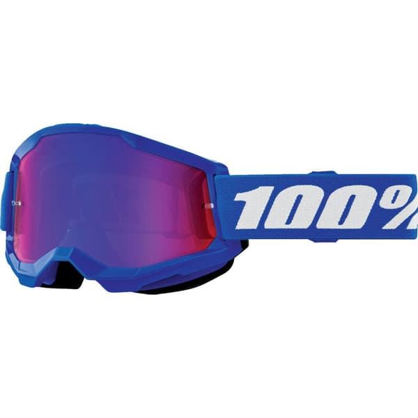 100percent Solbriller Strata 2 Blå Mirror Red / Blue Lens/CAT3