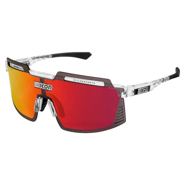 Scicon Solglasögon Aerowatt Foza Durchsichtig Clear/CAT0 + Multimirror Red/CAT3