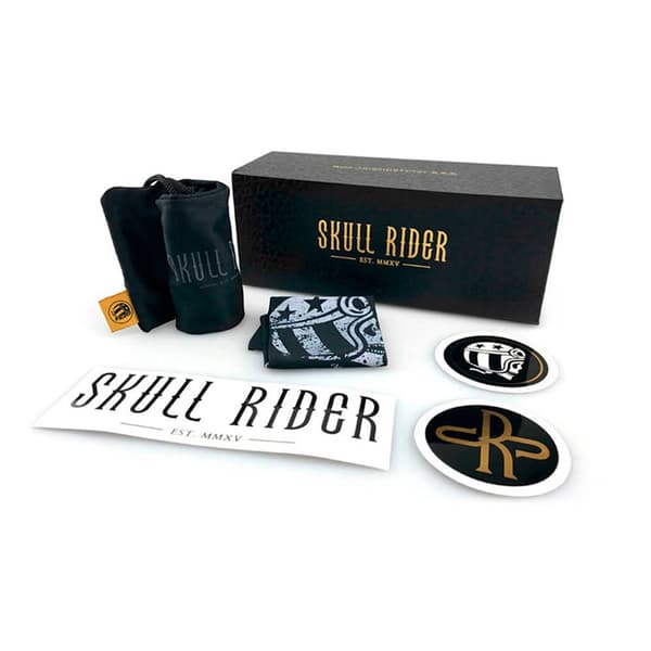 Skull Rider Solbriller Rocker Brun  Mand