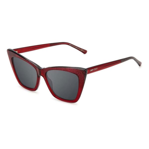 Jimmy Choo Lucine-s-dxl Solglasögon Röd Black Man