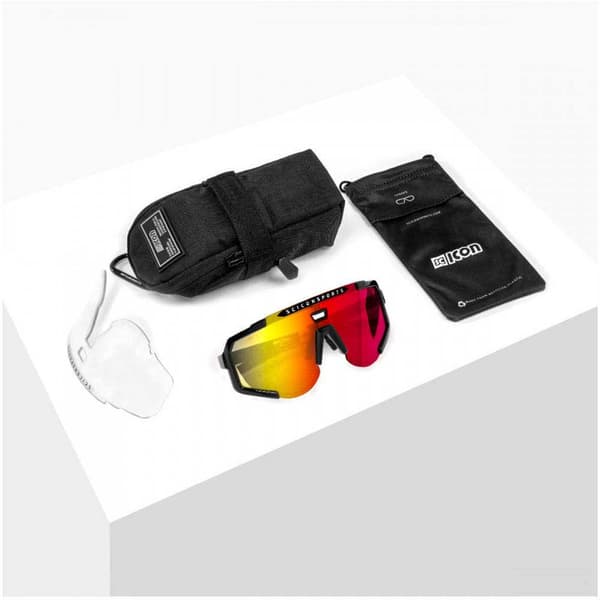 Scicon Polariserede Solbriller Aeroscope Transparent Mirror Red/CAT3