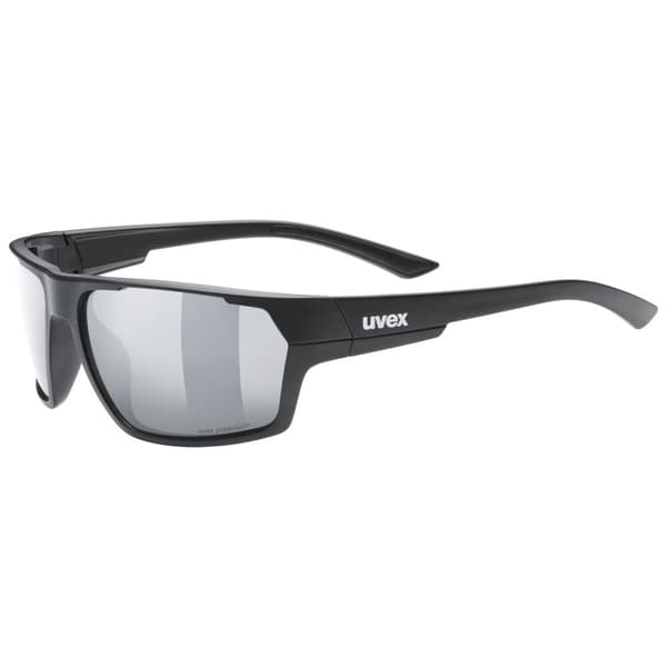 Uvex Sportstyle 233 Polarvision Spegelsolglasögon Svart Litemirror Silver/CAT3