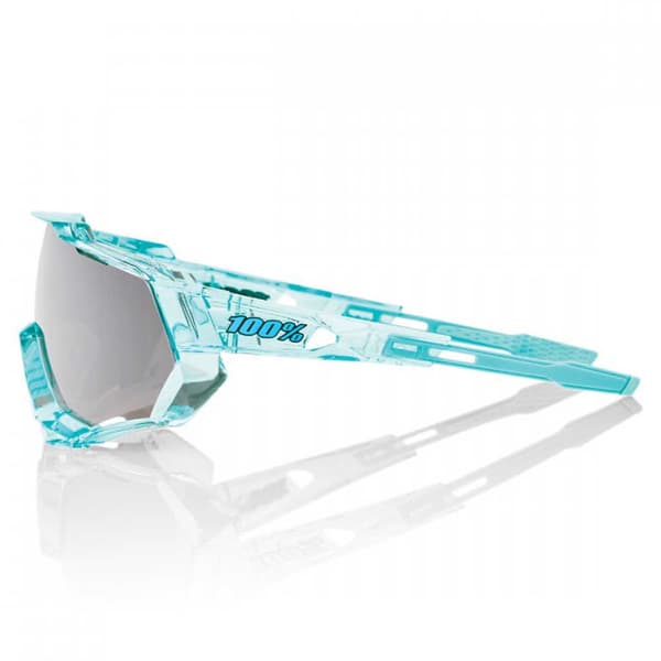 100percent Speedtrap Solbriller Transparent HiPER Silver Mirror Lens/CAT3