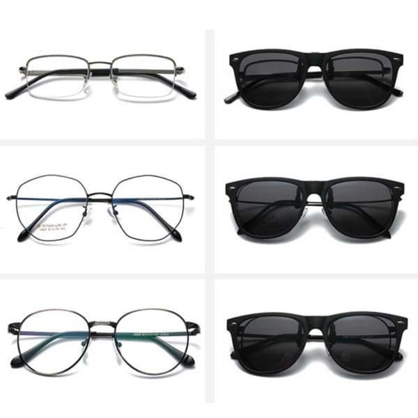 Polarisoitu Wayfarer Clip On aurinkolasit Käännä ylös Keltainen Night Vision