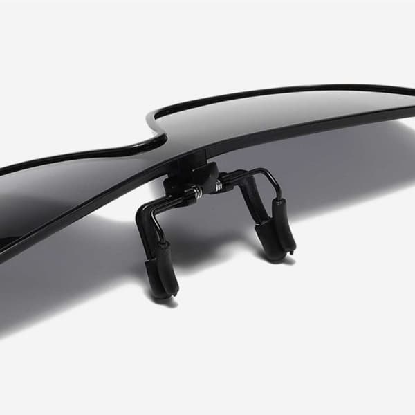 Sport Clip On Solglasögon Flip Up Silver