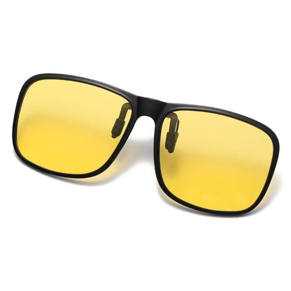 Flip Up Solbriller Clip-On Night Vision Gul