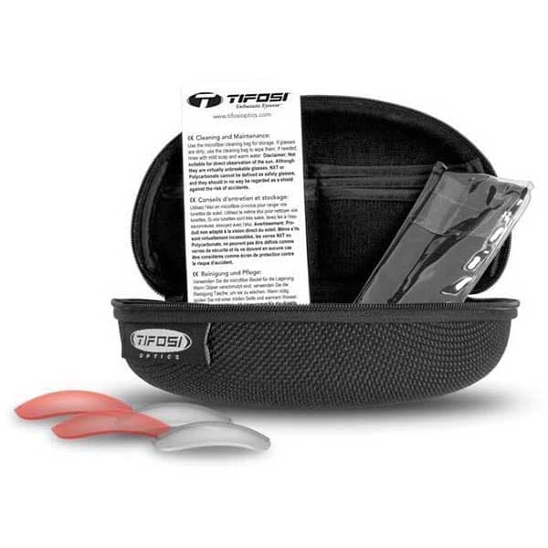 Tifosi Dolomite 2.0 Polarisoidut Aurinkolasit Musta Smoke / All-Conditions Red / Clear/CAT3