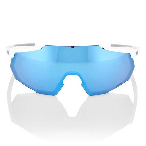 100percent Racetrap 3.0 Solbriller Hvid Hiper Blue Multilayer Mirror/CAT3