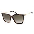 Miniatyrbild 1 av 2: Jimmy Choo Totta-g-s-086 Solglasögon Guld Brown Man