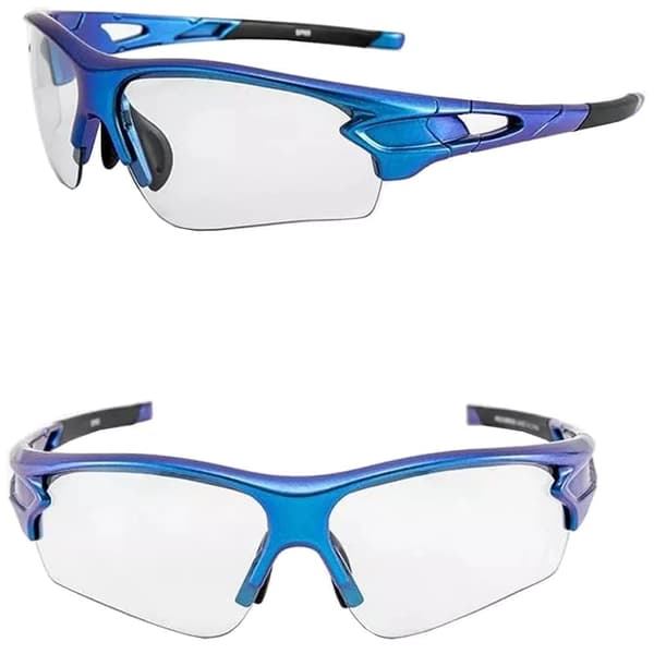 Rockbros 10069 Photochromic UV400 sykkelbriller - blå