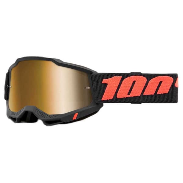 100percent Accuri 2 Borego Briller Sort True Gold Mirror/CAT3