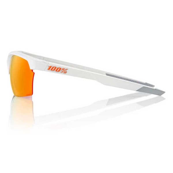 100percent Sportcoupe Spegelsolglasögon Vit Hiper Red Multilayer Mirror/CAT2