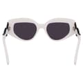 Miniatyrbillede 4 af 8: Karl Lagerfeld Solbriller 6144s Transparent White/CAT3 Mand