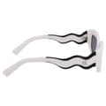 Miniatyrbillede 6 af 8: Karl Lagerfeld Solbriller 6144s Transparent White/CAT3 Mand