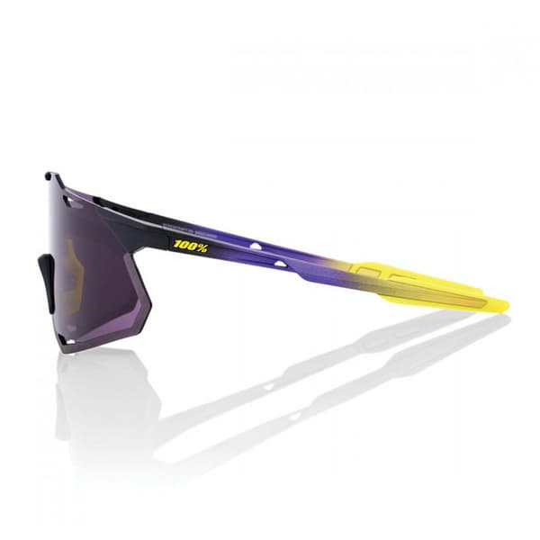 100percent Hypercraft Xs Solbriller Sort Dark Purple Lens/CAT3