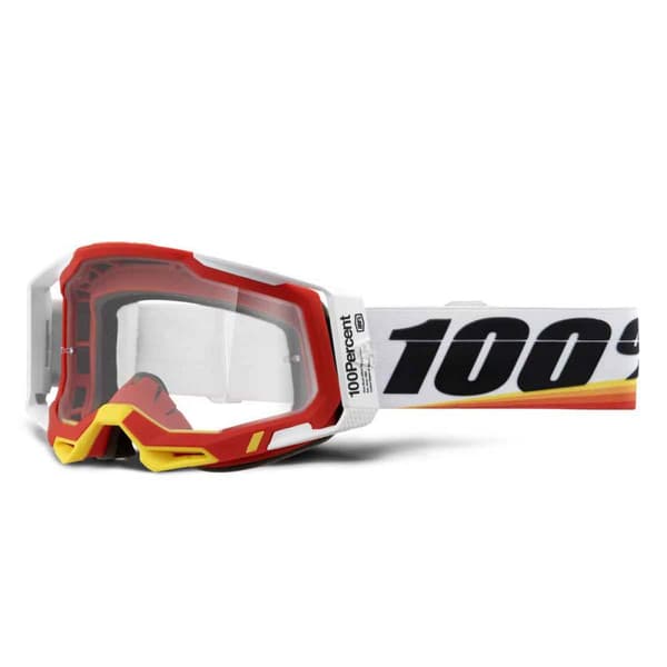 100percent Racecraft 2 Briller Orange Silver Flash Lens/CAT3