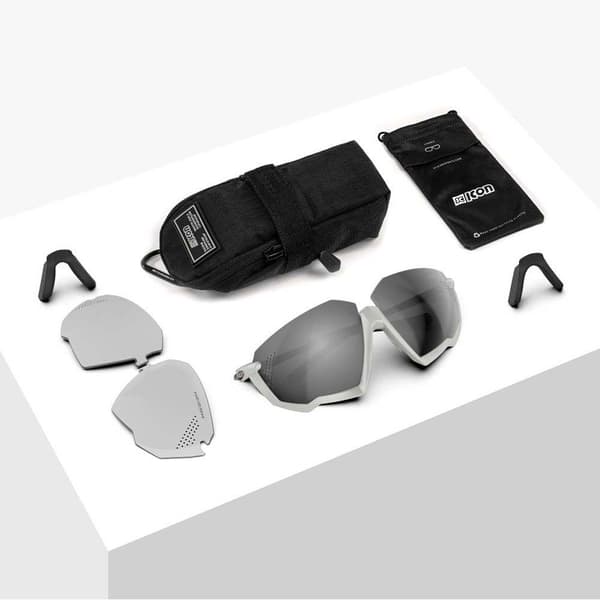 Scicon Aerojet Titanium Solbriller Transparent Silver Mirror/CAT3