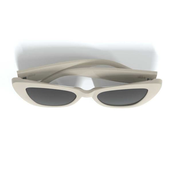 Hanukeii Isla Tortuga Solglasögon För Kvinnor Vit UV400 Protection/CAT3 Man
