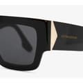 Miniatyrbild 3 av 6: Victoria Beckham 667s Solglasögon För Kvinnor Svart Black/CAT3 Man