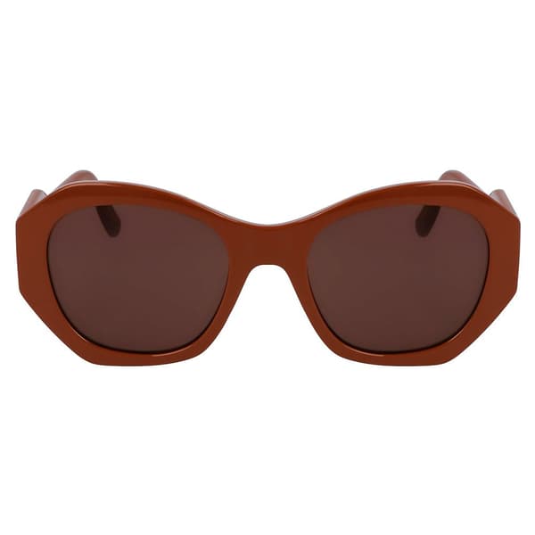 Karl Lagerfeld 6146s Solglasögon För Kvinnor Guld Brown/CAT3 Man