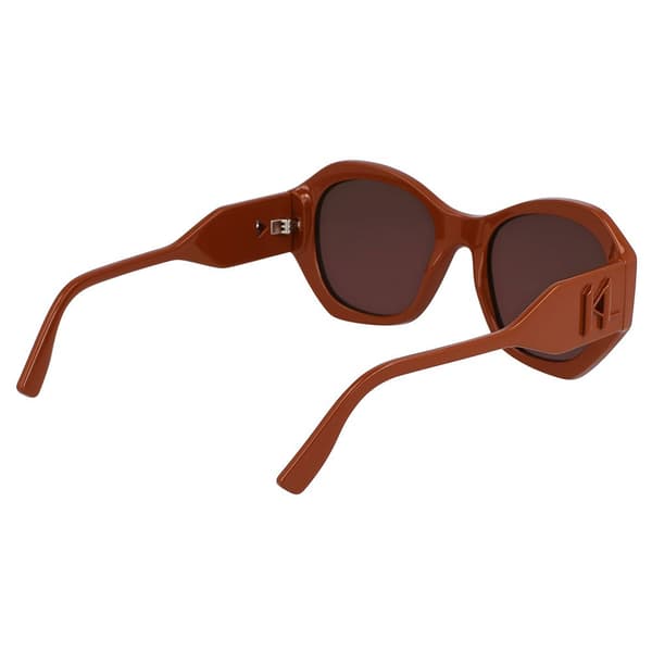Karl Lagerfeld 6146s Solglasögon För Kvinnor Guld Brown/CAT3 Man