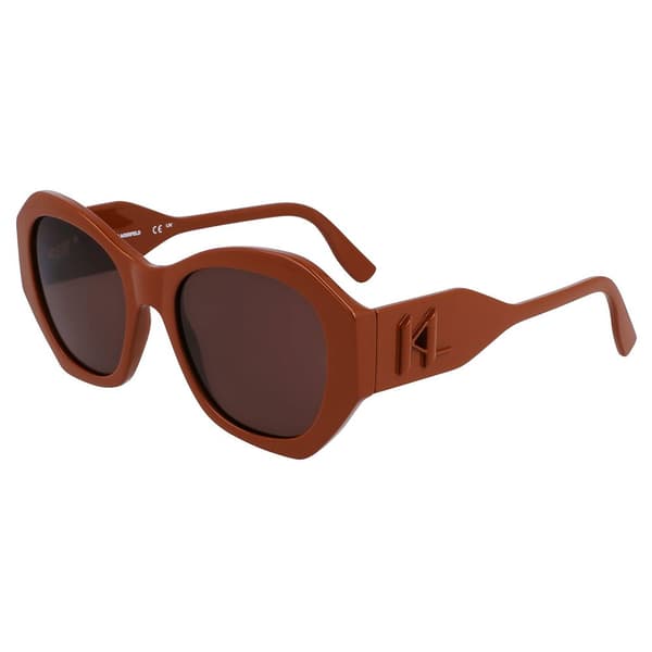 Karl Lagerfeld 6146s Solglasögon För Kvinnor Guld Brown/CAT3 Man