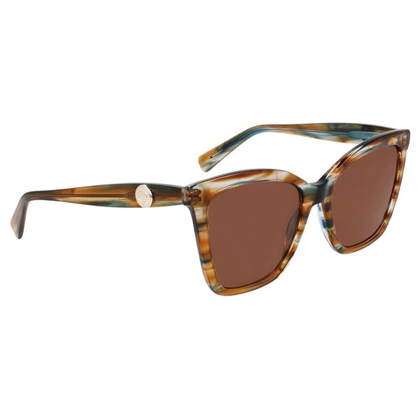 Longchamp Lo742s Solglasögon För Kvinnor Brun Medium Brown 2/CAT3 Man
