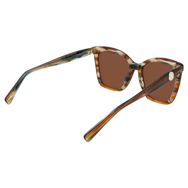 Longchamp Lo742s Solglasögon För Kvinnor Brun Medium Brown 2/CAT3 Man